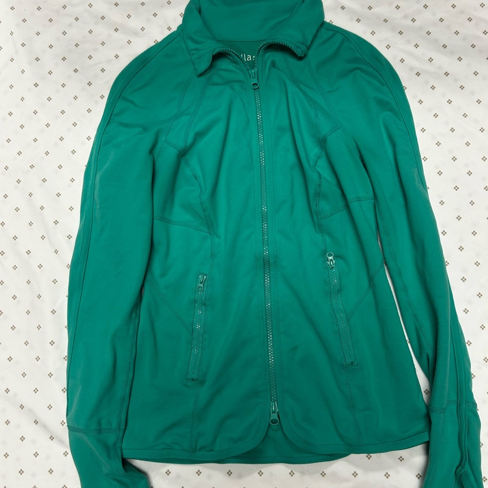 Zella Turquoise Zip-Up Jacket